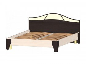Кровать двуспальная 1,6 м Верона (Линаура) в Краснозёрском - krasnozyorskoe.mebel-nsk.ru | фото
