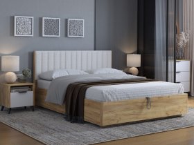 Кровать двуспальная 1,6м Юлия в Краснозёрском - krasnozyorskoe.mebel-nsk.ru | фото