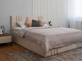 Кровать двуспальная 1,8м с подъем. мех. Леванте в Краснозёрском - krasnozyorskoe.mebel-nsk.ru | фото