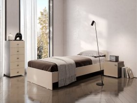 Кровать односпальная 0,9м Гиза в Краснозёрском - krasnozyorskoe.mebel-nsk.ru | фото