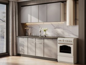 Кухонный гарнитур «Адель» 2,0м (нео) в Краснозёрском - krasnozyorskoe.mebel-nsk.ru | фото