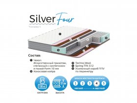 Матрас Silver Four в Краснозёрском - krasnozyorskoe.mebel-nsk.ru | фото
