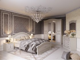 Модульная спальня Николь (Мебельград) в Краснозёрском - krasnozyorskoe.mebel-nsk.ru | фото