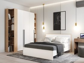 Модульная спальня Ренн в Краснозёрском - krasnozyorskoe.mebel-nsk.ru | фото