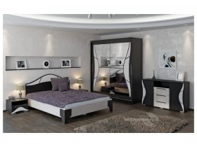 Модульная спальня Верона (Линаура) в Краснозёрском - krasnozyorskoe.mebel-nsk.ru | фото