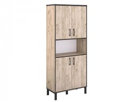 Шкаф для документов Шк050.0 Гермес лофт (дуб крафт серый) в Краснозёрском - krasnozyorskoe.mebel-nsk.ru | фото