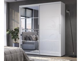 Шкаф-купе Крафт-6 2,0м (белый) в Краснозёрском - krasnozyorskoe.mebel-nsk.ru | фото