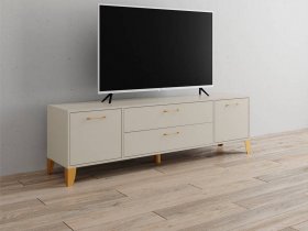 Тумба под ТВ Парус-13 (кашемир) в Краснозёрском - krasnozyorskoe.mebel-nsk.ru | фото